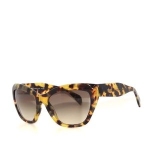 Prada 02Q 02 7S0-0A7 56 Havana Gray Gradient Sunglasses SPR02QS